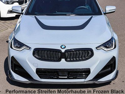 Aufkleber passend für BMW M Performance M Streifen Aufkleber Grill