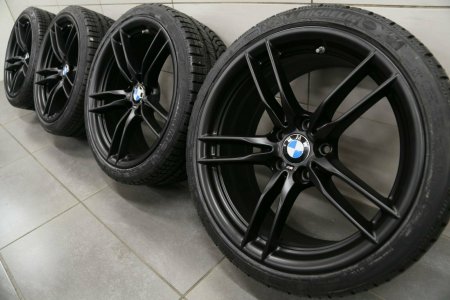 Winterkomplettradsatz V-Speiche 641M Jetblack für M2 Competition